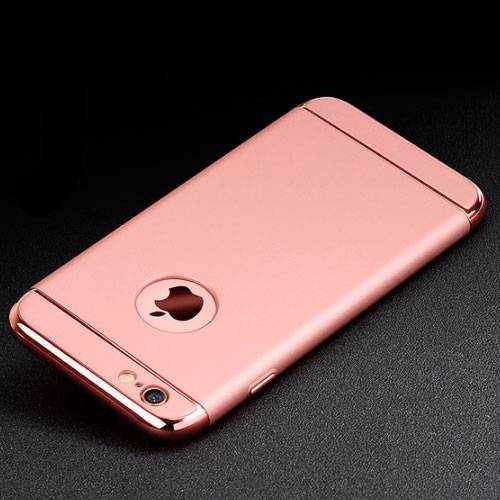 9068 iРhone6 Защитная крышка пластиковая (розовое золото)
