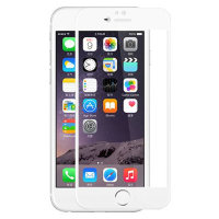 4379 iPhone6+ Защитное стекло Rock (белый)