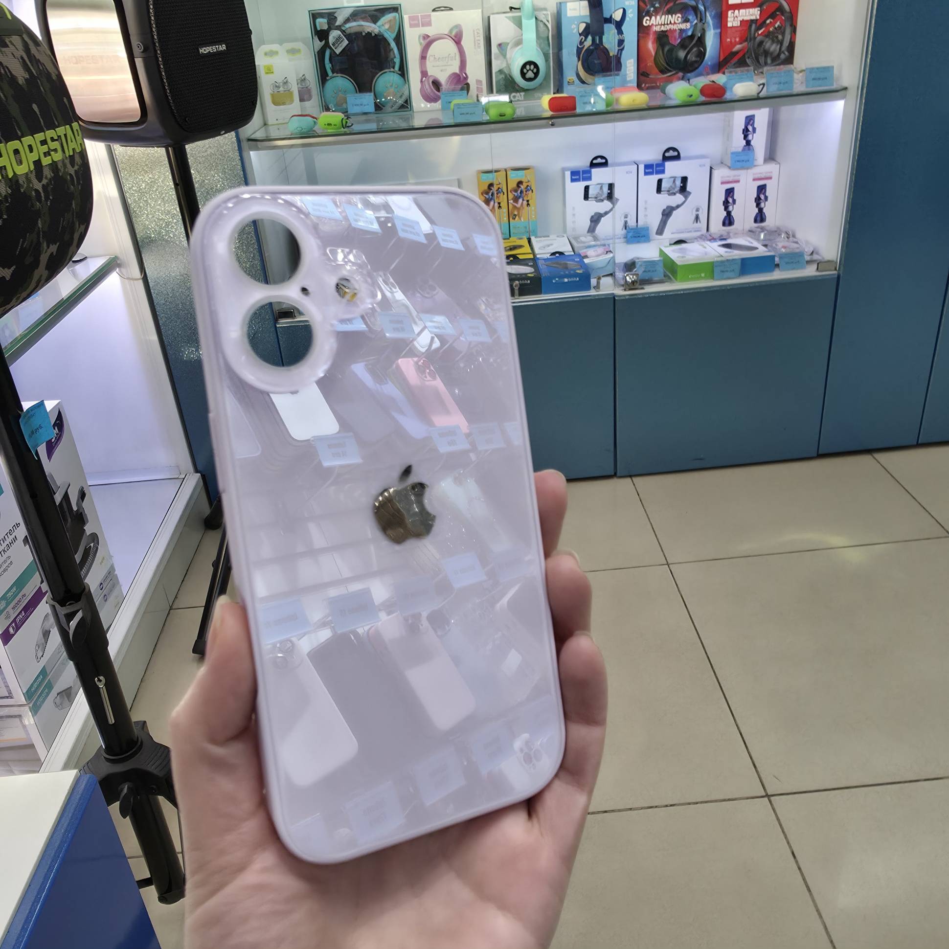 38465 iPhone 17 защитная крышка-чехол стекло