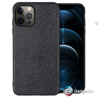 60722  iPhone 12 Pro Max защитная крышка-чехол, фактурная кожа