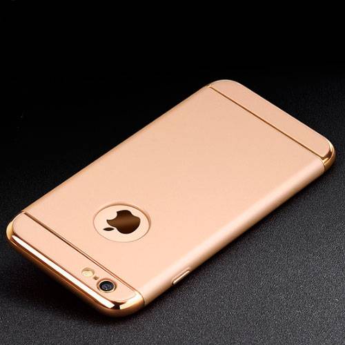 9069 iРhone6 Защитная крышка пластиковая (золото)