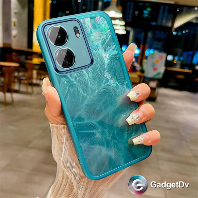 27159 Xiaomi Redmi Note 13 защитная крышка-чехол, перья