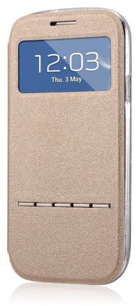 16-493  Galaxy S5 mini Чехол-книжка (золотой)