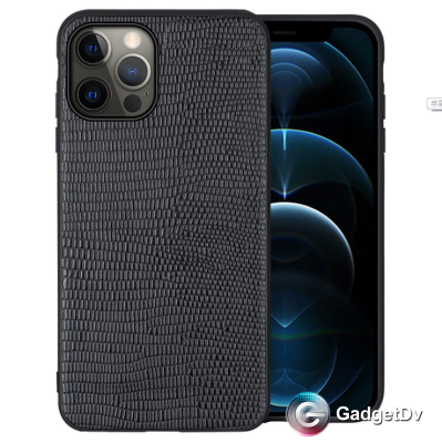 60724  iPhone 12/12Pro защитная крышка-чехол, фактурная кожа