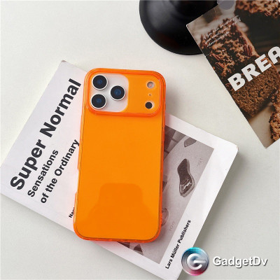 31049 iPhone 16Pro защитная крышка-чехол прозрачный силикон