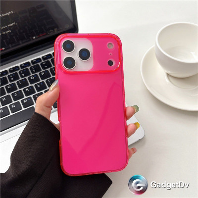 31049 iPhone 16Pro защитная крышка-чехол прозрачный силикон