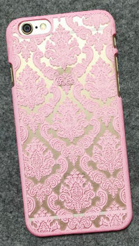 17-1581  iPhone6+ Защитная крышка пластиковая (светло розовый)