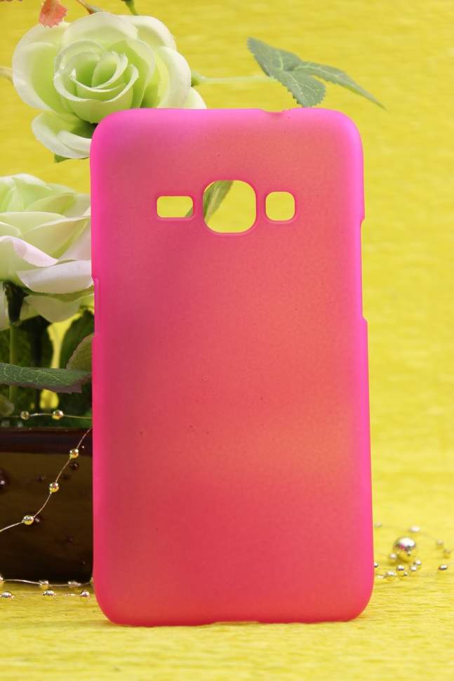 16-594 Galaxy J1 (2016) Защитная крышка пластиковая (розовый)
