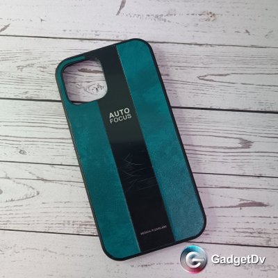 21019  iPhone 12/12Pro защитная крышка-чехол, тонкая с полосой