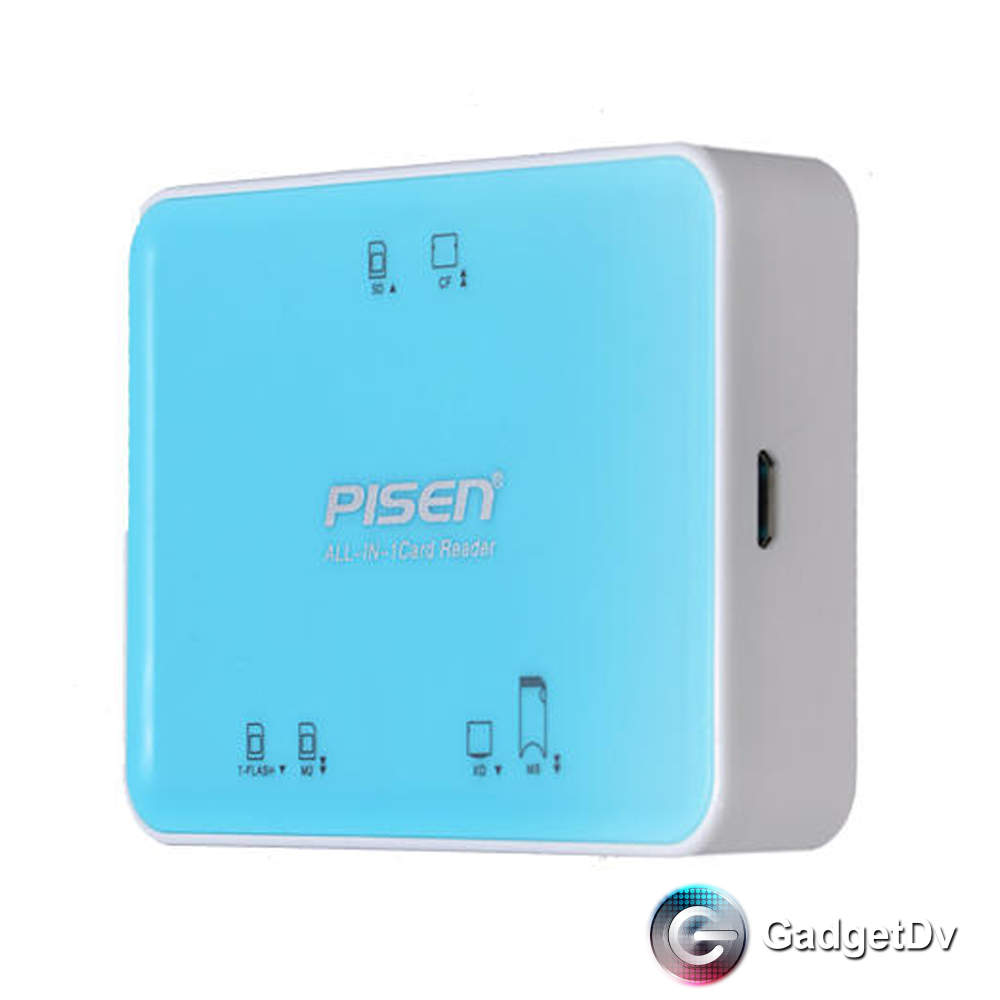 10589 Pisen Многофункциональный USB 2.0 Card Reader SD, Micro Sd, TF, M2 MS XD