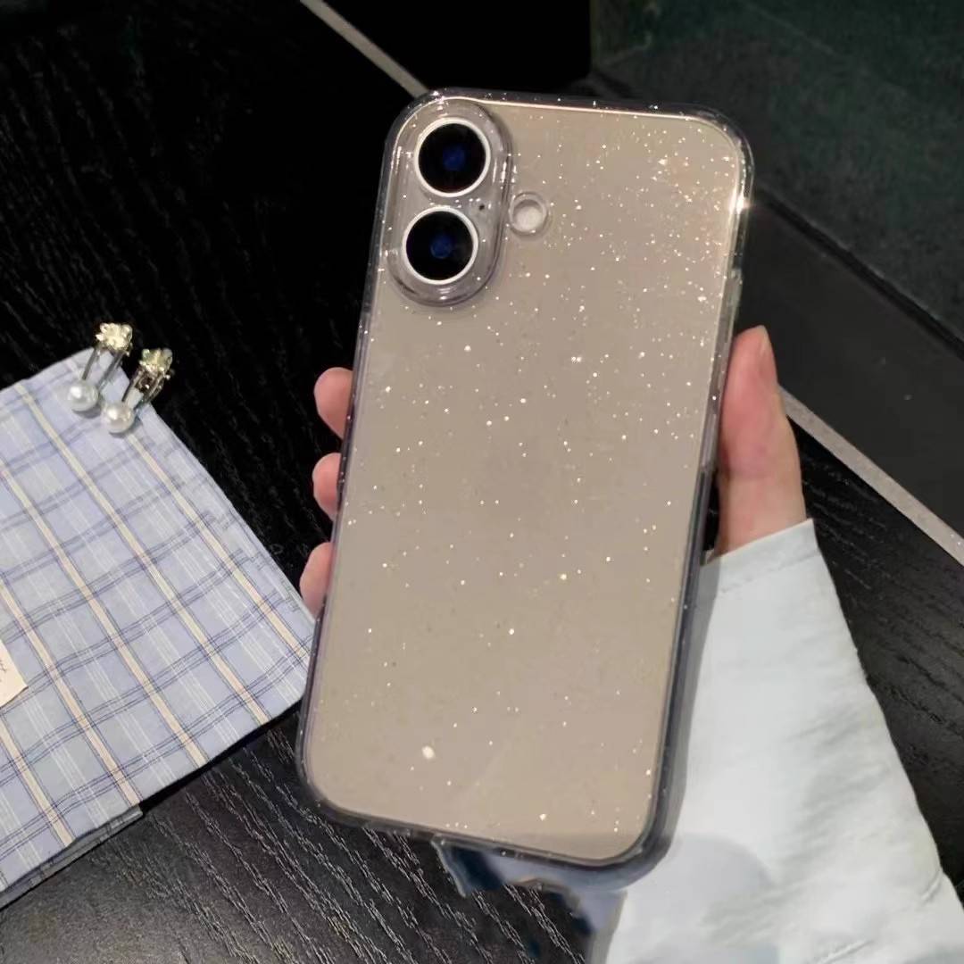 20246 iPhone13 Pro защитная крышка-чехол с блестками