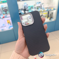 32063  iPhone13 Pro защитная крышка-чехол под карбон