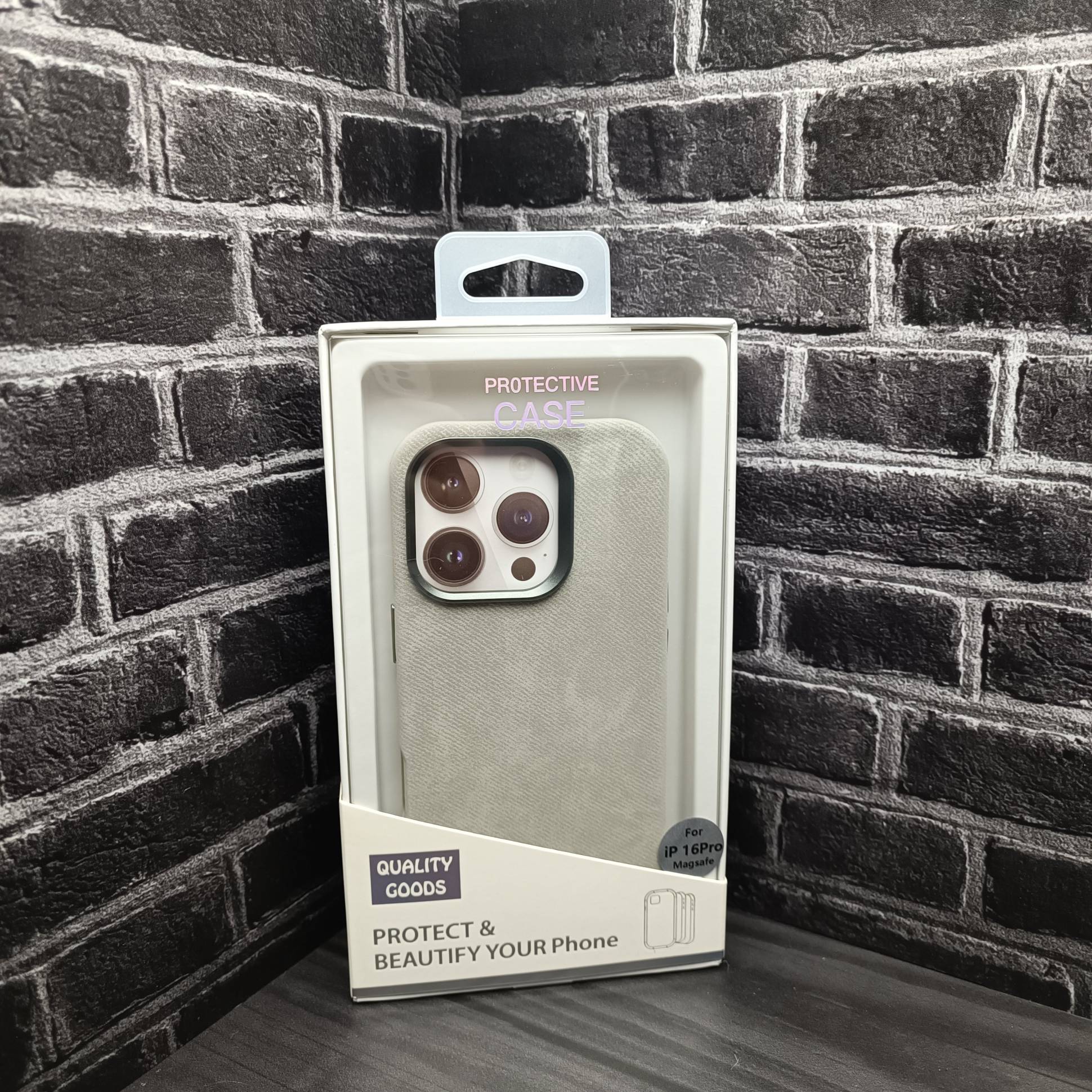 35056 iPhone 16Pro защитная крышка-чехол, ткань