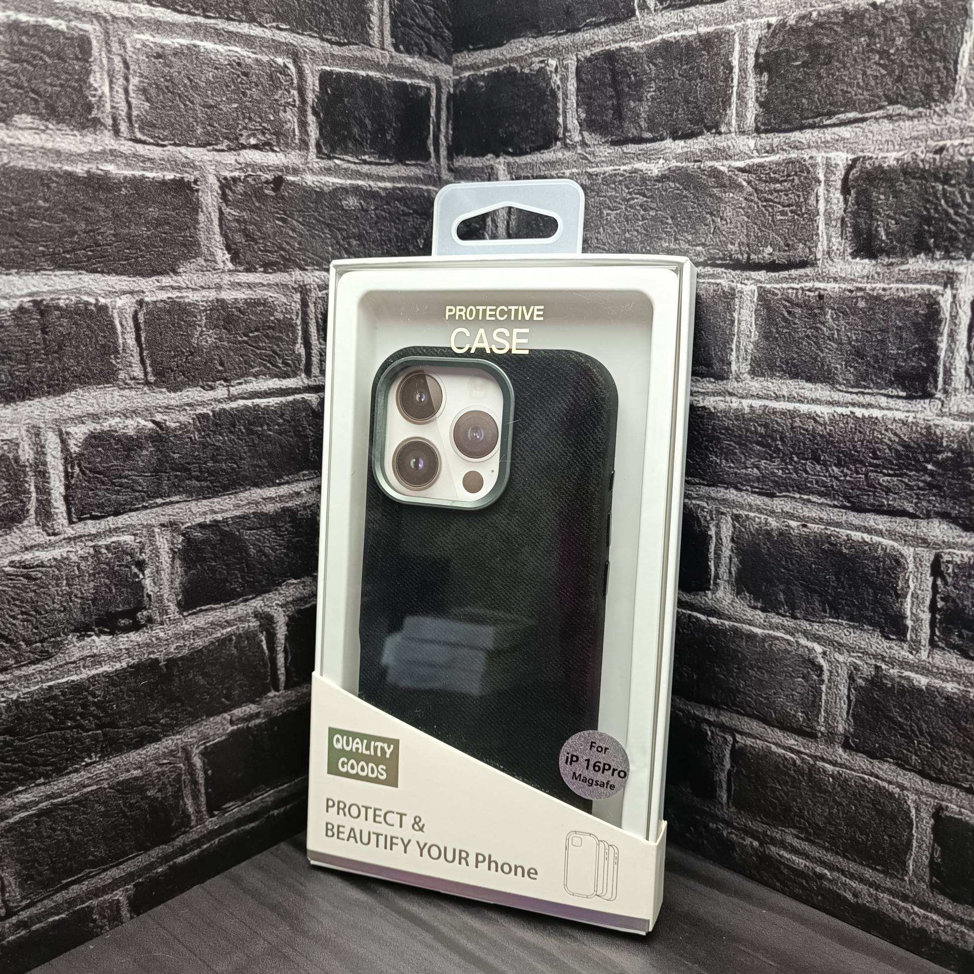 35056 iPhone 16Pro защитная крышка-чехол, ткань