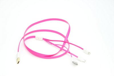5-118 Кабель Кабель USB 3 в 1 (розовый) 5-118 USB 3 в 1 (розовый)