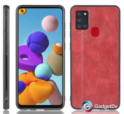 90246 Samsung A21S защитная крышка-чехол, под кожу