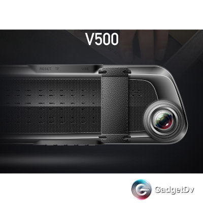 Зеркало видеорегистратор V500 Full HD ночное видение 170 градусов (60459)