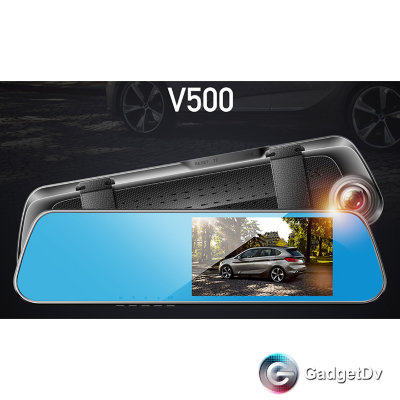 Зеркало видеорегистратор V500 Full HD ночное видение 170 градусов (60459) 60459 Видеорегистратор-зеркало V500