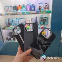 33060  iPhone 16Pro защитная крышка-чехол под карбон