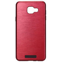 2522 SamsungA5 (2016) Защитная крышка силикон/пластик (красный)