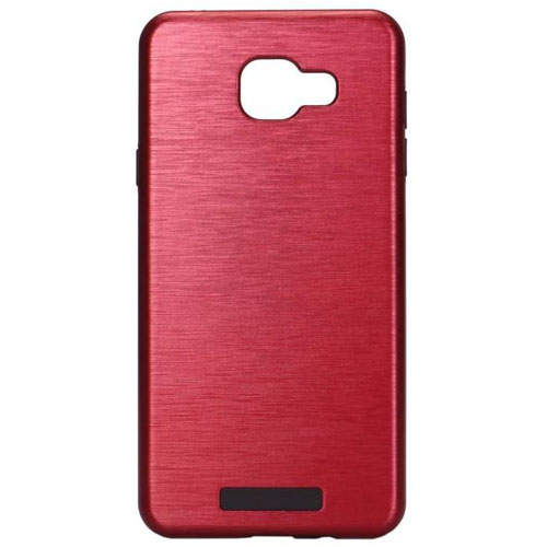 2522 SamsungA5 (2016) Защитная крышка силикон/пластик (красный)