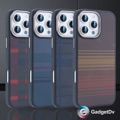 32065  iPhone 14Pro защитная крышка-чехол, под карбон
