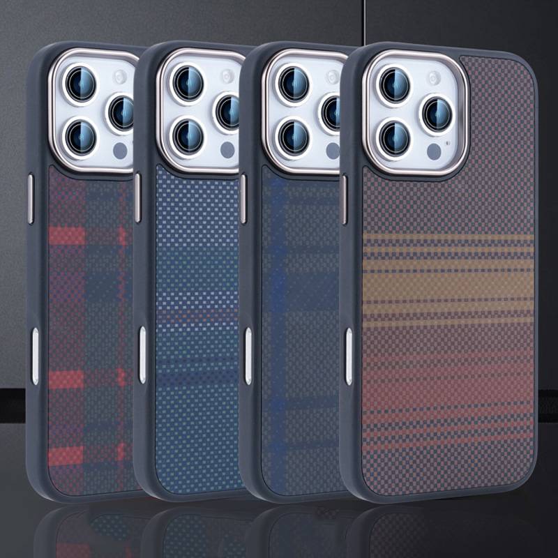 32065 iPhone 14Pro защитная крышка-чехол, под карбон