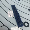 38058 Ремешок для часов 22mm, силикон перфорированный