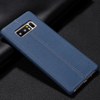 5138 Galaxy Note 8 Защитная крышка кожаная (синий)