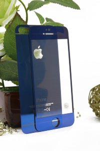5-1092 Защитное стекло комплект iPhone5 (синий)