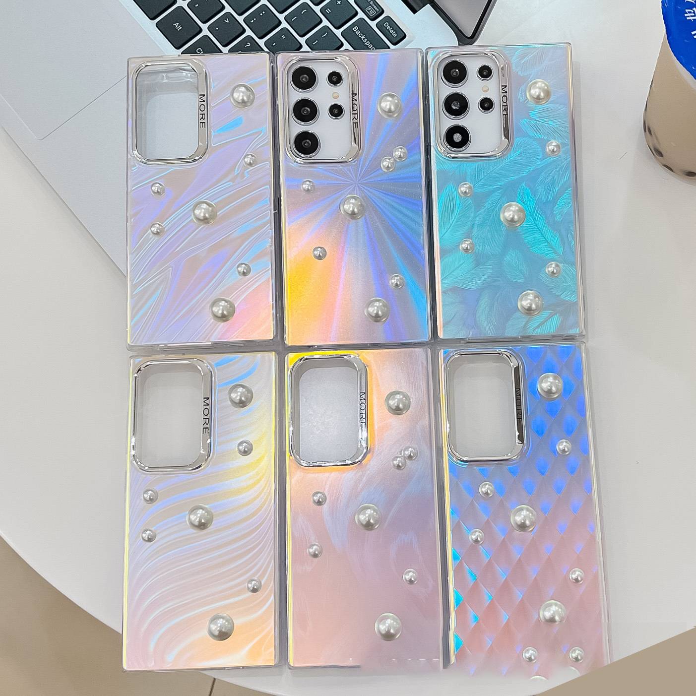 28080 Samsung A35 защитная крышка-чехол, перелив