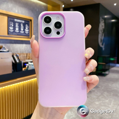 37059  iPhone13 ProMax защитная крышка-чехол неон