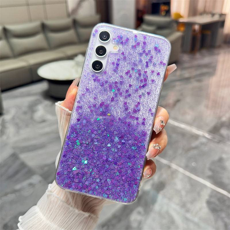 38268 Samsung A16 защитная крышка-чехол, яркие блестки