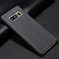 5139 Galaxy Note 8 Защитная крышка кожаная (черный)