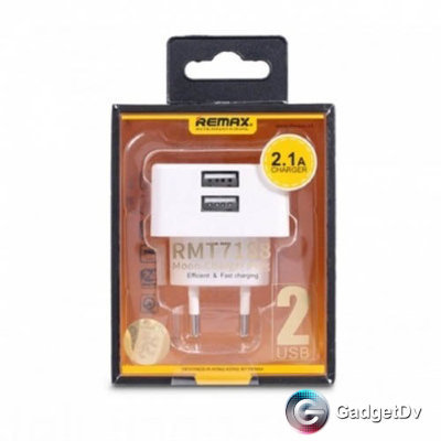 8270 Зарядное устройство REMAX RMT-7188 2xUSB 2.1A
