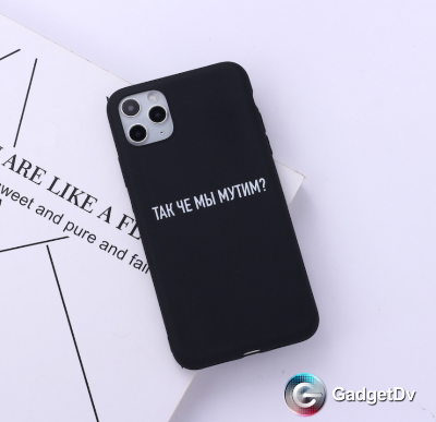 60540 iPhone 12/12Pro защитная крышка-чехол, надписи