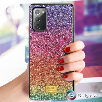 60836 Защитная крышка Samsung M 31s, градиент блестки