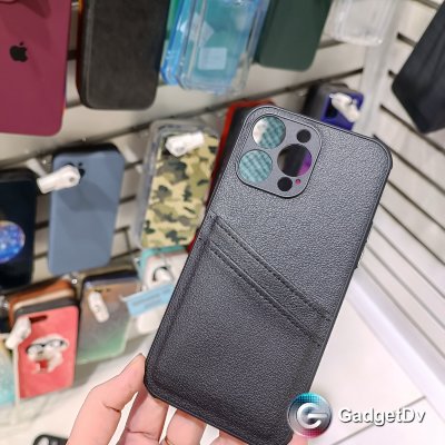 30073 Защитная крышка iPhone 14Pro, кожаный с кармашком