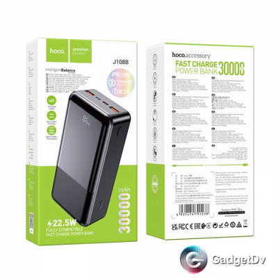 23328 Портативный аккумулятор 30000 mAh Hoco J108B