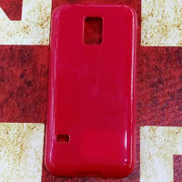 4858 Защитная крышка S5 mini силиконовая (красный)