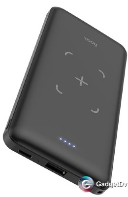 Портативный аккумулятор+беспроводная зарядка Hoco J50 (10000 mAh) (60466)