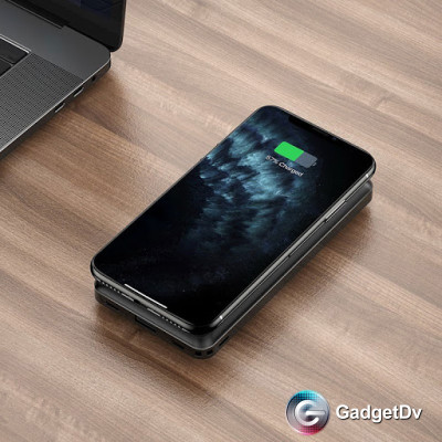 Портативный аккумулятор+беспроводная зарядка Hoco J50 (10000 mAh) (60466)