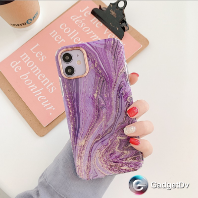 60731 iPhone 12 Pro Max защитная крышка-чехол, Мрамор