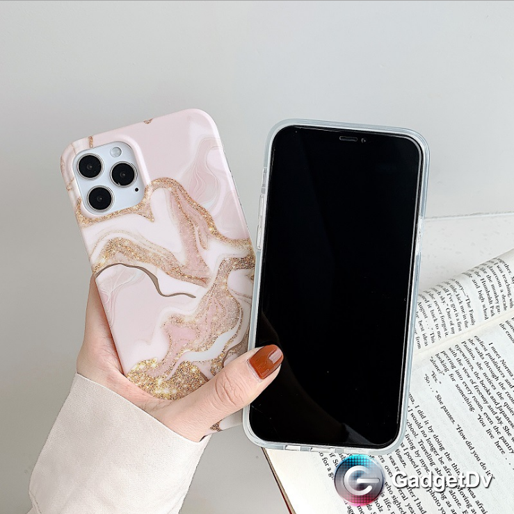 60731 iPhone 12 Pro Max защитная крышка-чехол, Мрамор