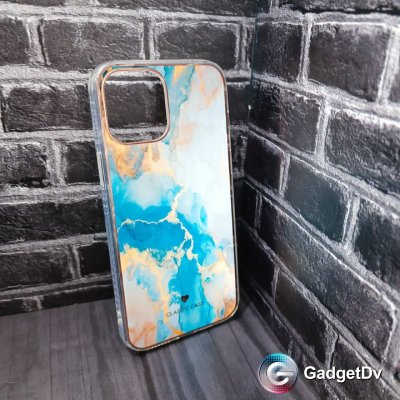 60731 iPhone 12 Pro Max защитная крышка-чехол, Мрамор