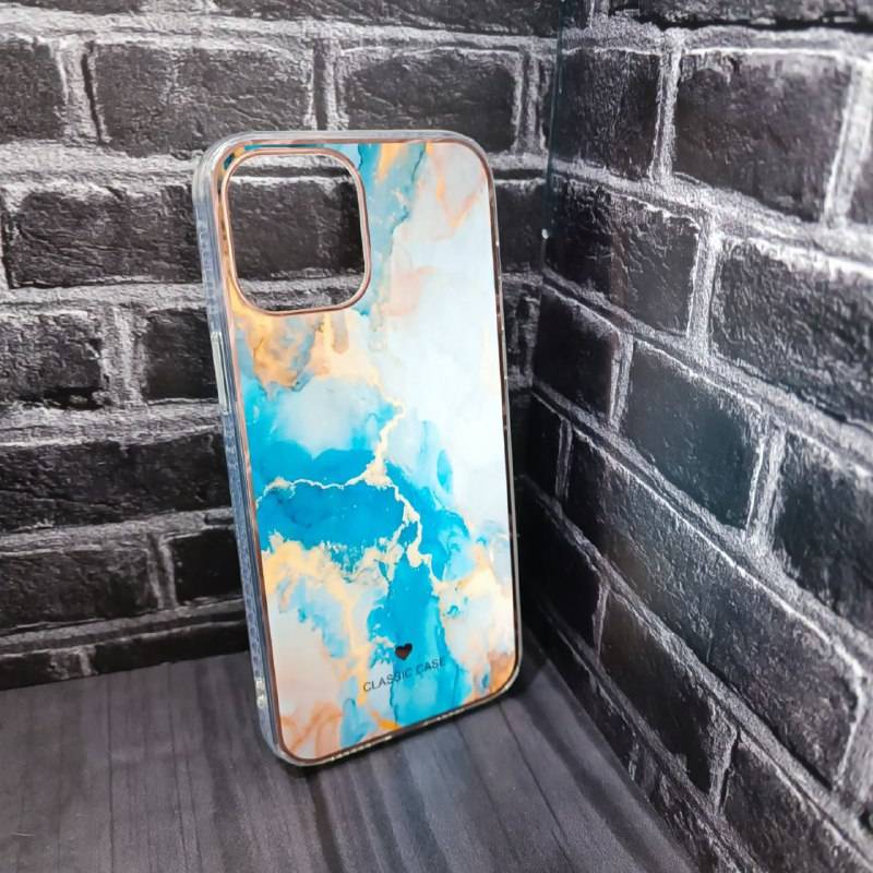60731 iPhone 12 Pro Max защитная крышка-чехол, Мрамор
