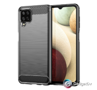 20612 Samsung A12 защитная крышка-чехол, фактурный силикон