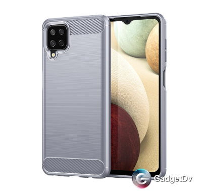 20612 Samsung A12 защитная крышка-чехол, фактурный силикон