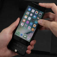 9809 iPhone 7 Чехол-аккумулятор 2400mah (черный)
