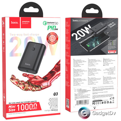 Портативный аккумулятор Hoco Q3 10000 mAh (60465)